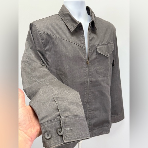 VOLCOM Men’s gray lined full zip jacket size M. - Picture 6 of 13